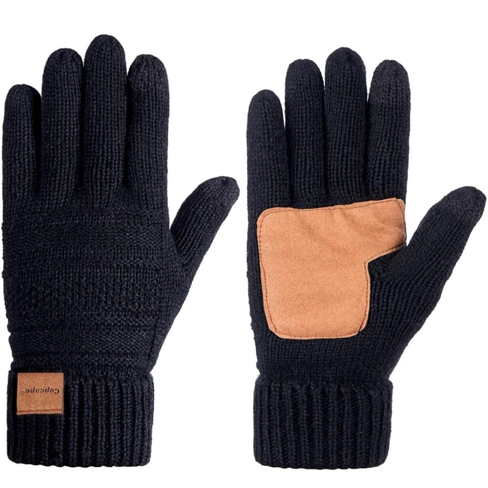 Winter Gloves Women Cold Weather, Gloves for Women Knit Fleece Lined New